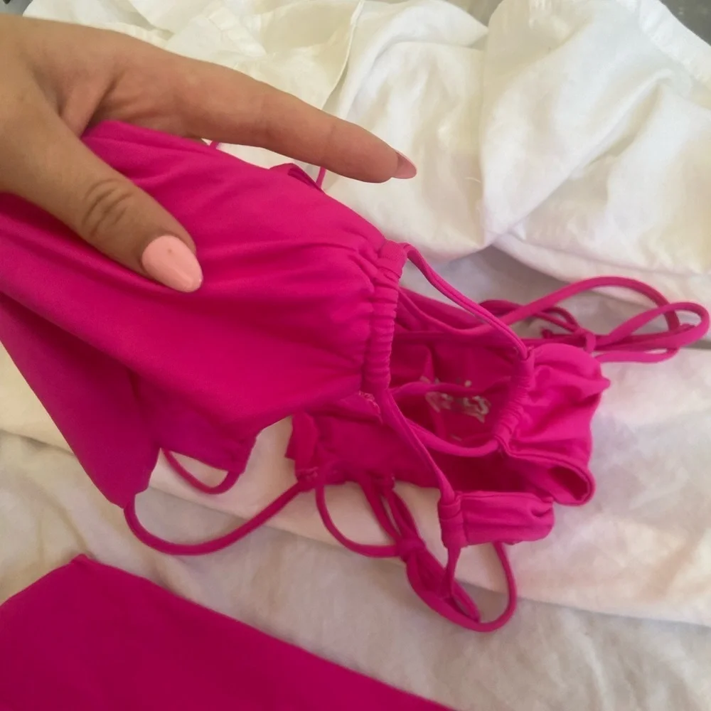 Frankie’s Bikini pink Bikini Set Size Small